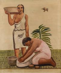 Oil painting by Gunnar Torhamn, Sweden, 1928