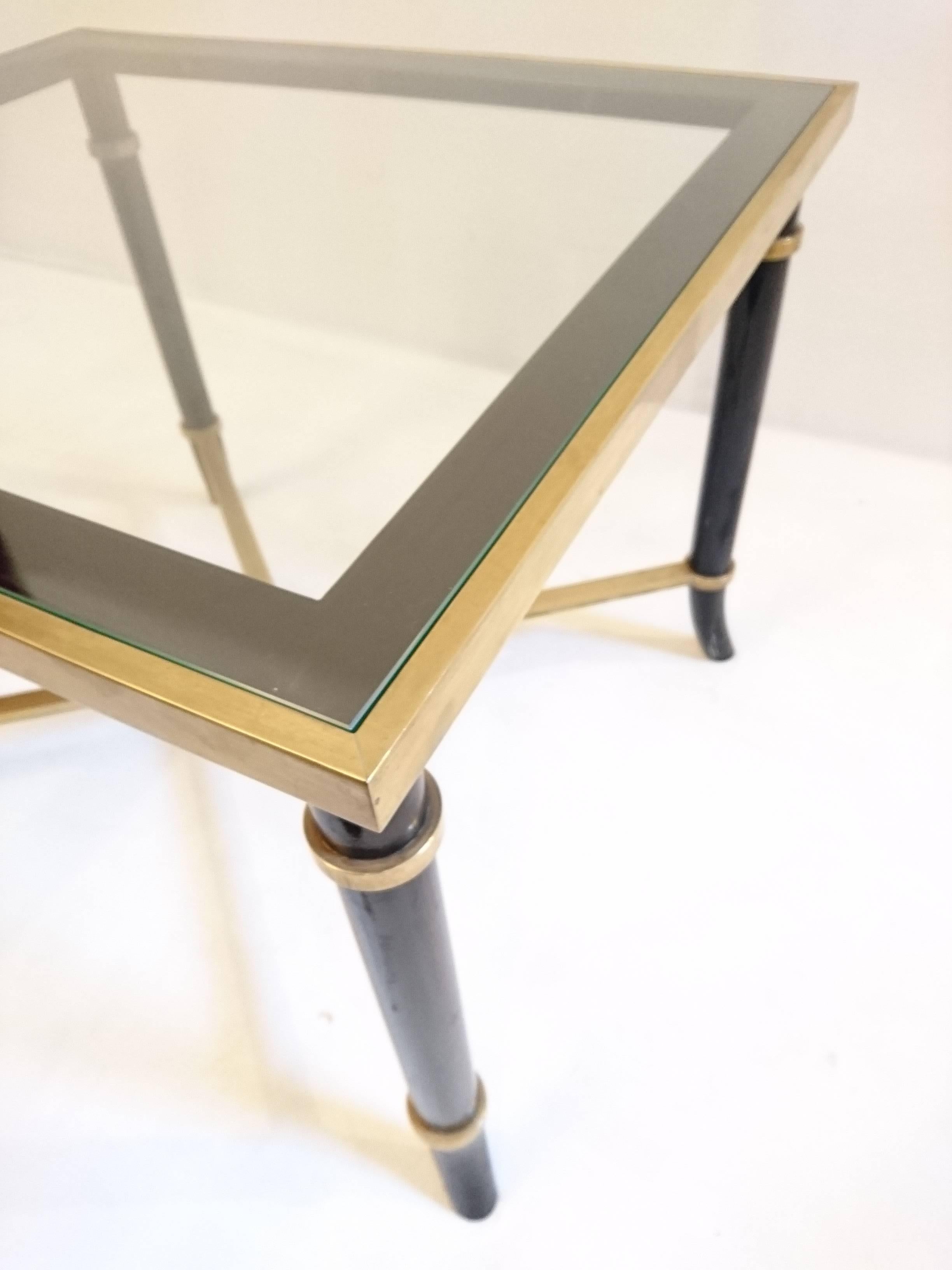 Brass Coffee or Side Table by Maison Baguès