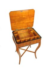 Sewing Table, Side Table, Cherry Tree, Biedermeier Period, circa 1820-1825