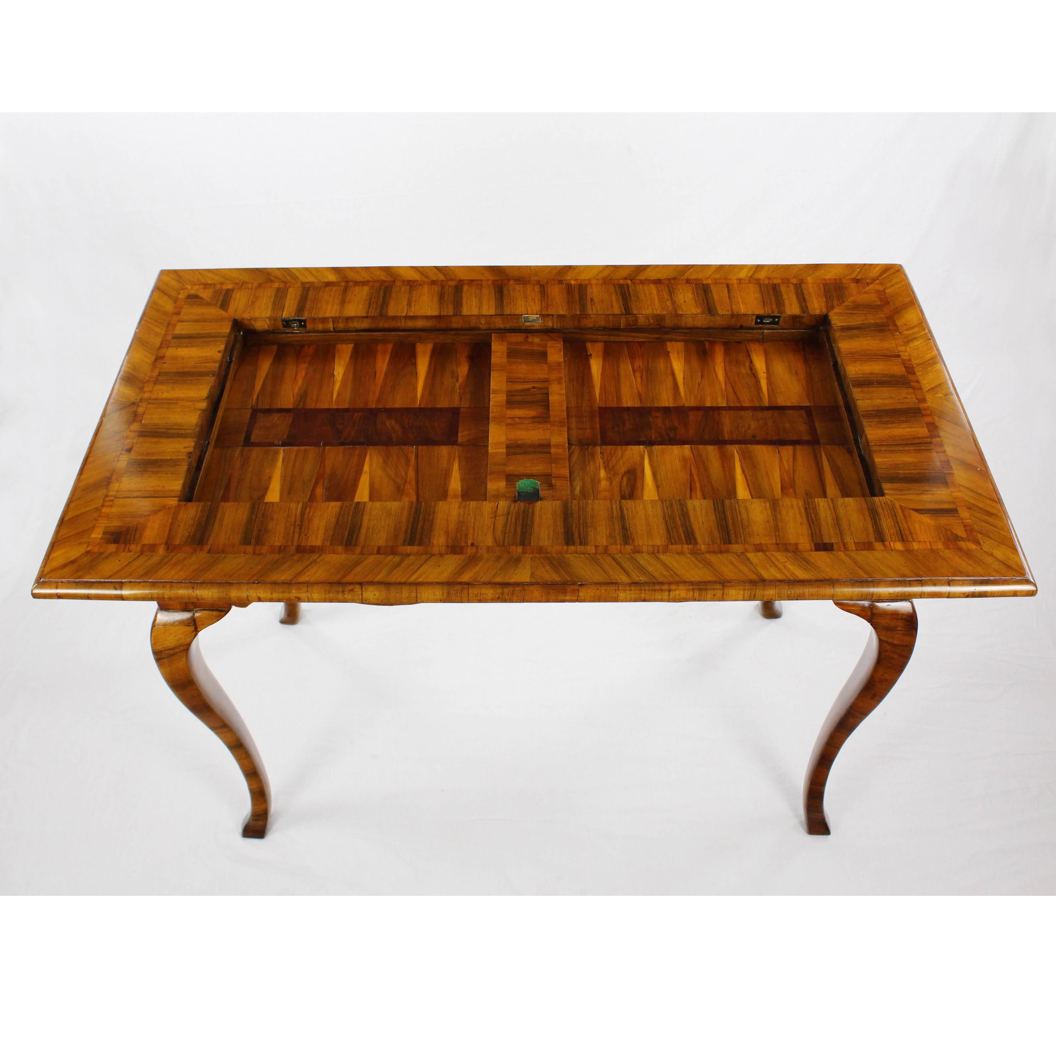 Game Table or Baroque, circa 1760 for Chess Checkers, Merels, Backgammon For Sale 2