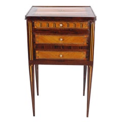Beautiful Side Table, Second Half of the 19th Century, Cherry Tree and Rosewood