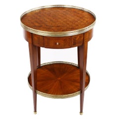 19th Century Side Table, France, circa 1880, Rosewood Veneered, Marquetry Work Antique 19th Century Side Table, France, circa 1880, Rosewood Veneered, Marquetry Work