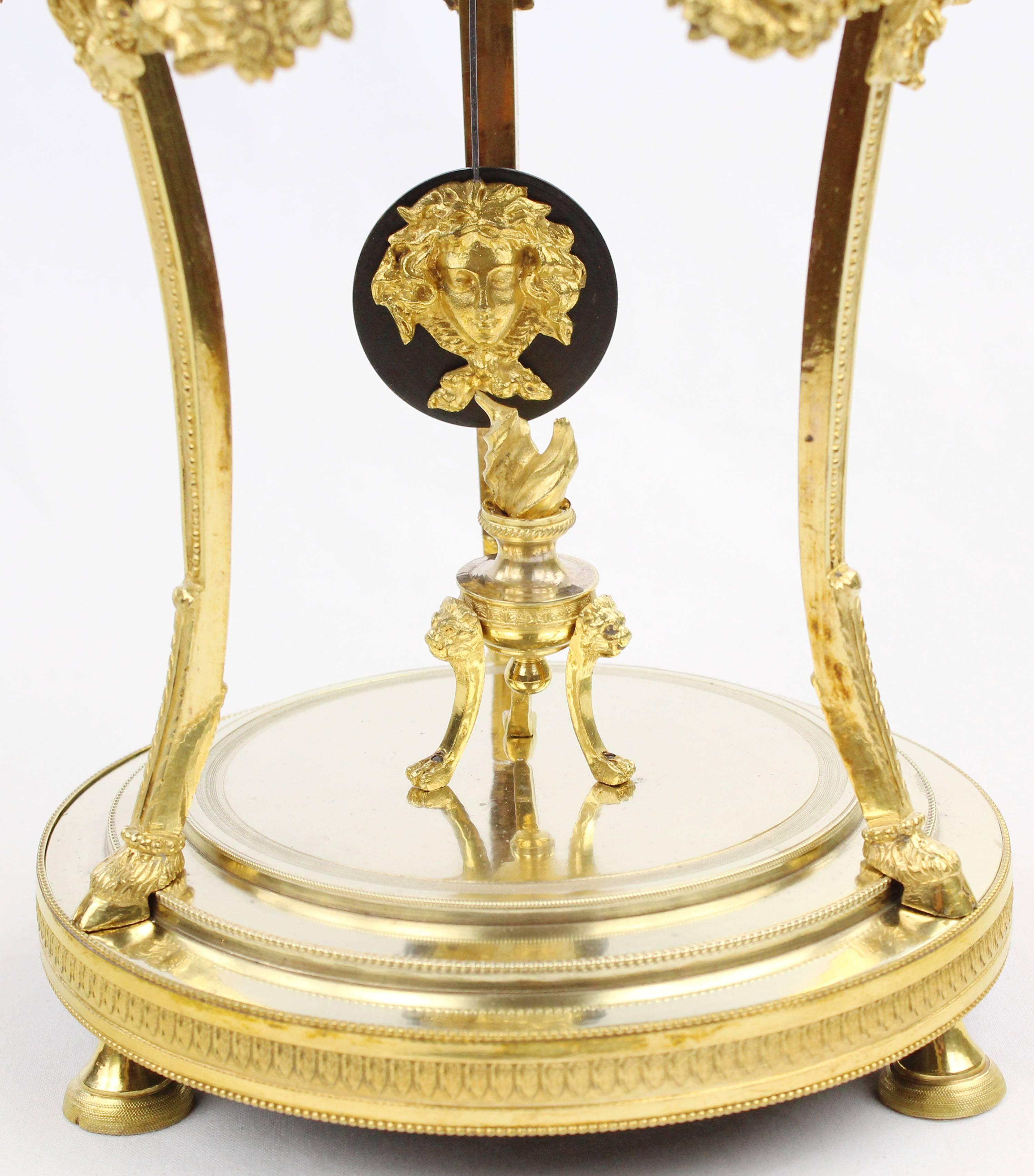 Fine 19th Century Clock, France circa 1810-1820, Bronze Rack, Weekly Runner 2