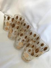 Set of Eight Fabulous Vintage Glassware Depicting a Mix of "European Queens"