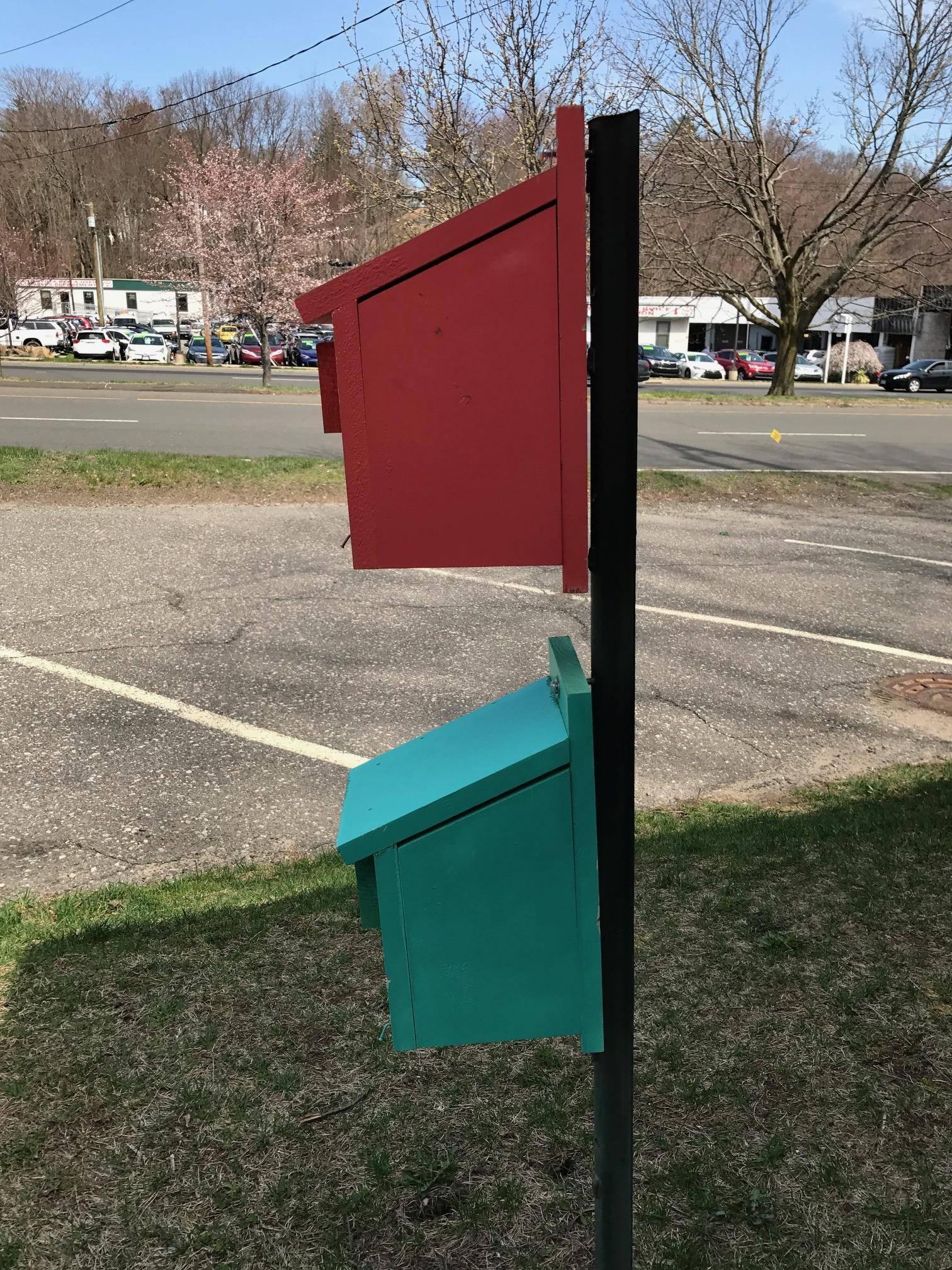 For the Birds! Cabana Colored Custom-Made Birdhouses, Intellectually Designed For Sale 1