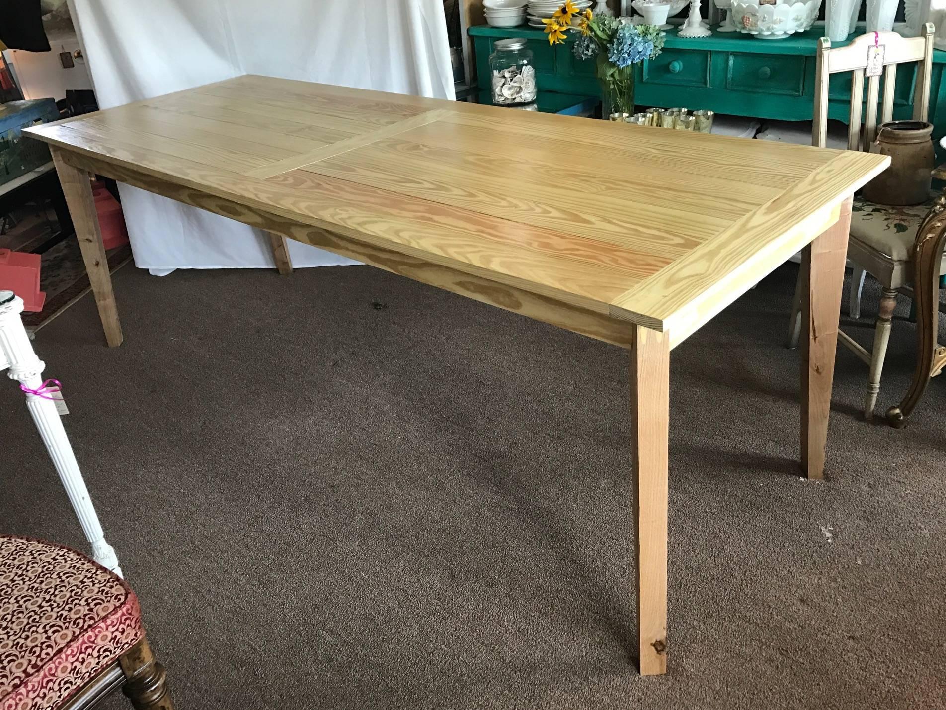 ON SALE NOW! Fabulous French Farm Table Custom Handmade! SEATS 12 In Excellent Condition In Westport, CT
