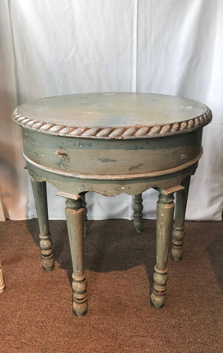 ON SALE NOW! Shabby Chic Farmhouse Side Table "Sea Star" at 1stdibs