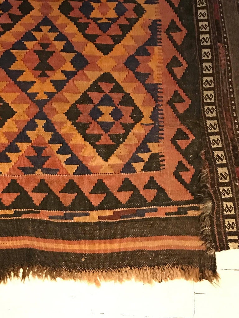Madeline Weinrib Moroccan Wool Rug, Tribal Colors at 1stdibs
