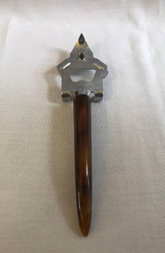 Awesome Ralph Lauren Style Vintage Faux Tortoise Shell  Can Opener- Great Gift!