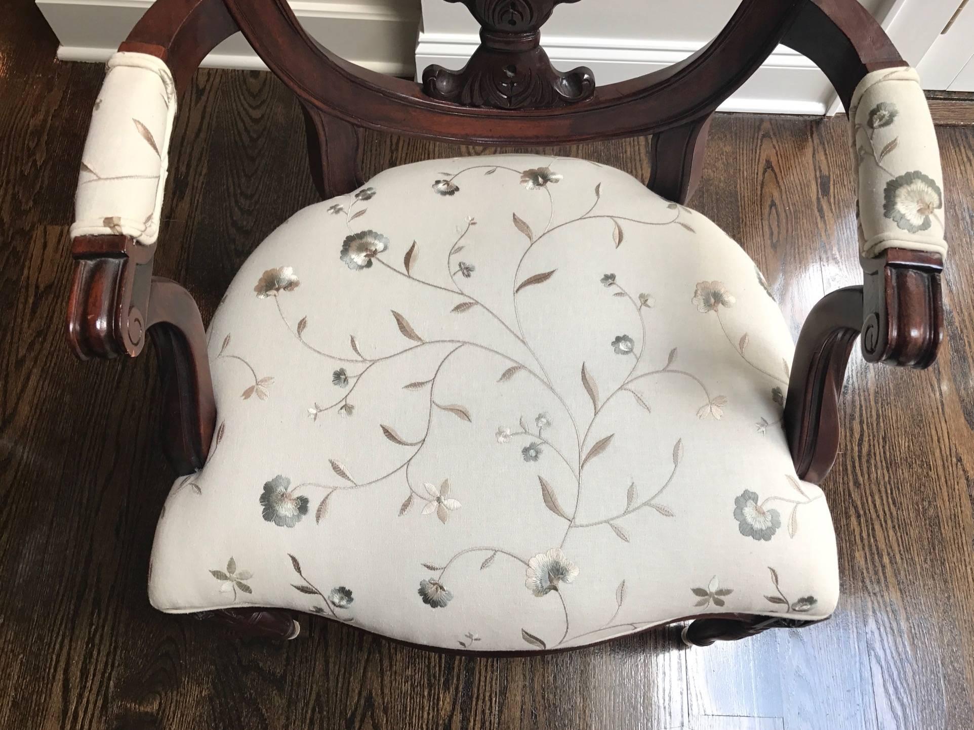 20th Century ON SALE NOW!  Set of Seven Hand-Carved Feather Back Louis XVI Chairs
