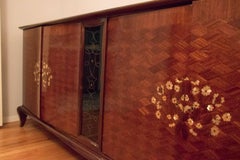 Monumental Attribution to Jules Leleu Art Deco Sideboard or Buffet
