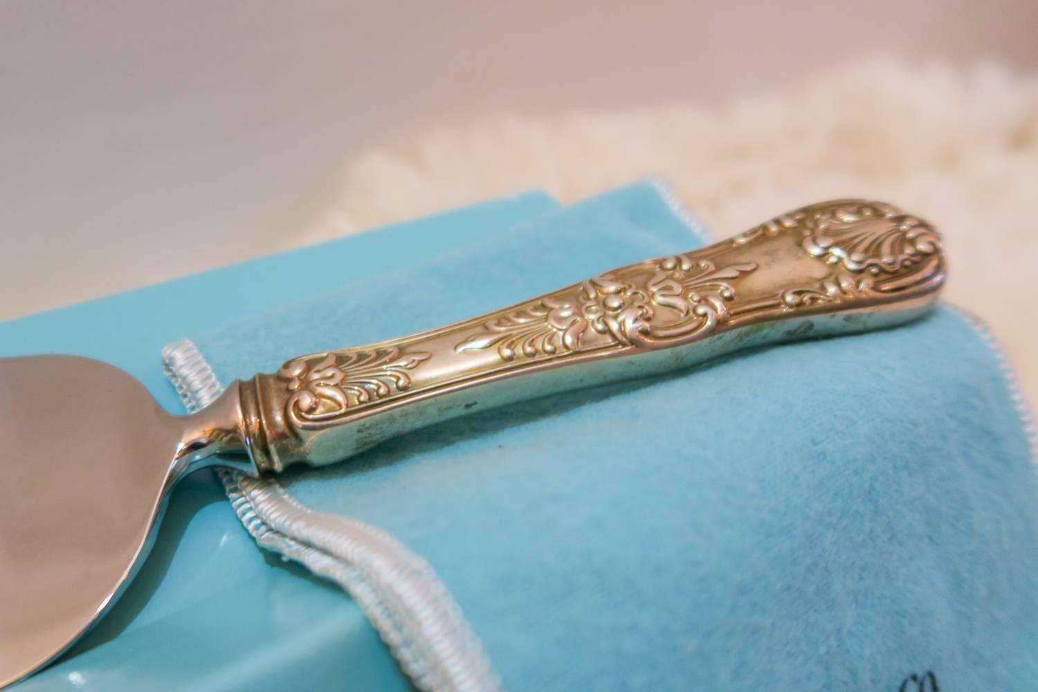 Hollywood Regency Classic Touch of Tiffany, Exquisite Cake Server, Original Blue Box