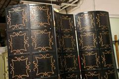 Dorothy Draper Style Palatial Three-Panel Room Divider/Folding Screen