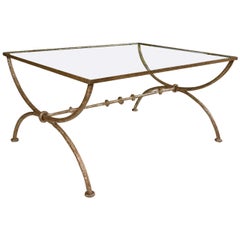 ON SALE NOW!  Wonderful Wrought Iron Glass Coffee or Low Table