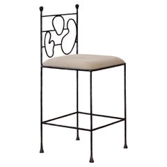 Tabouret de bar en fer forgé Anna Karlin - Modèle B