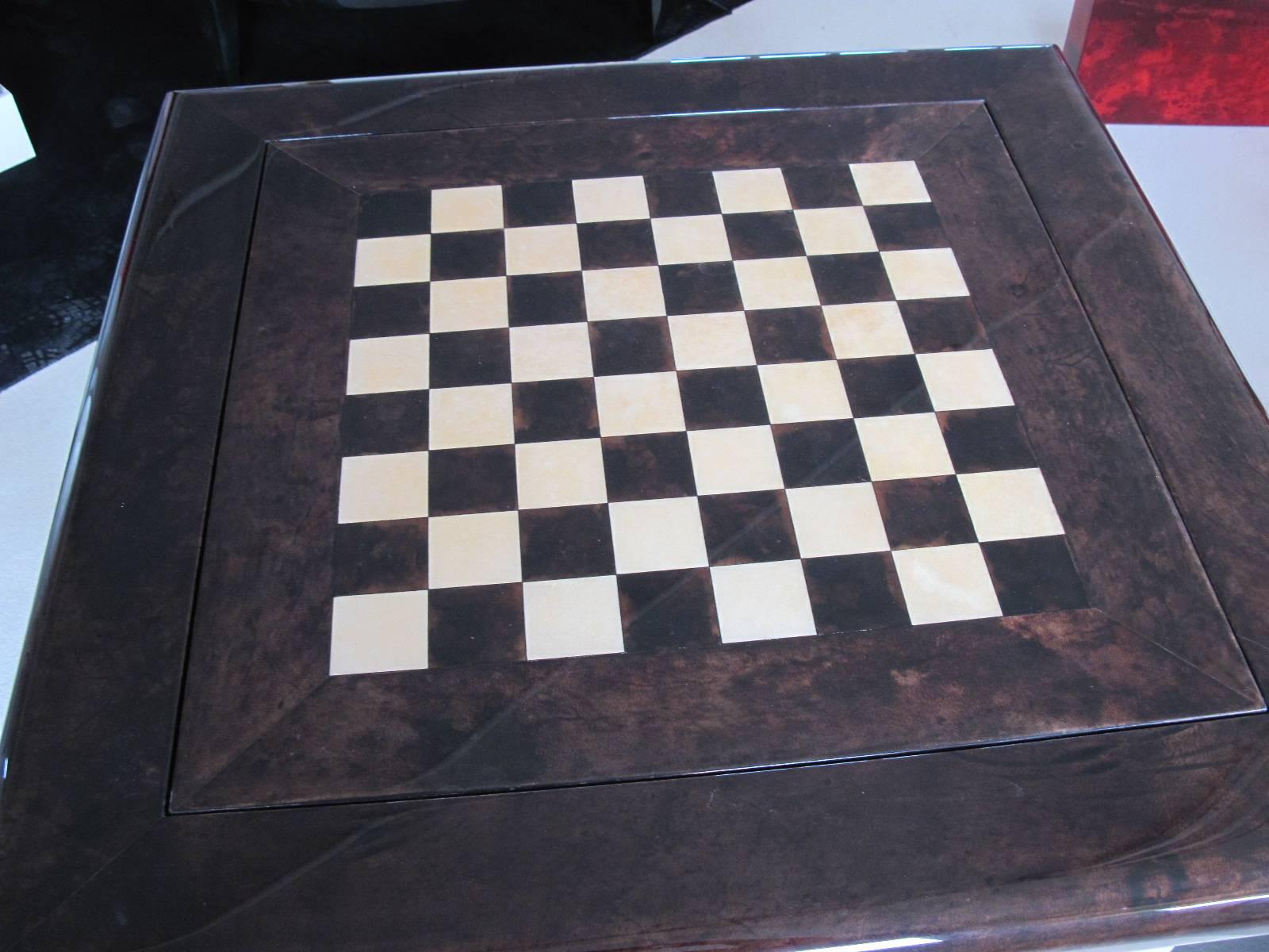 Art Deco Tura Game Table for Chess and Cards Game For Sale