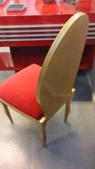 Tura Chair Parchment and Gold Leaf