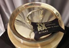 Aldo Tura Ice Bucket from 1960s, Goatskin and Brass