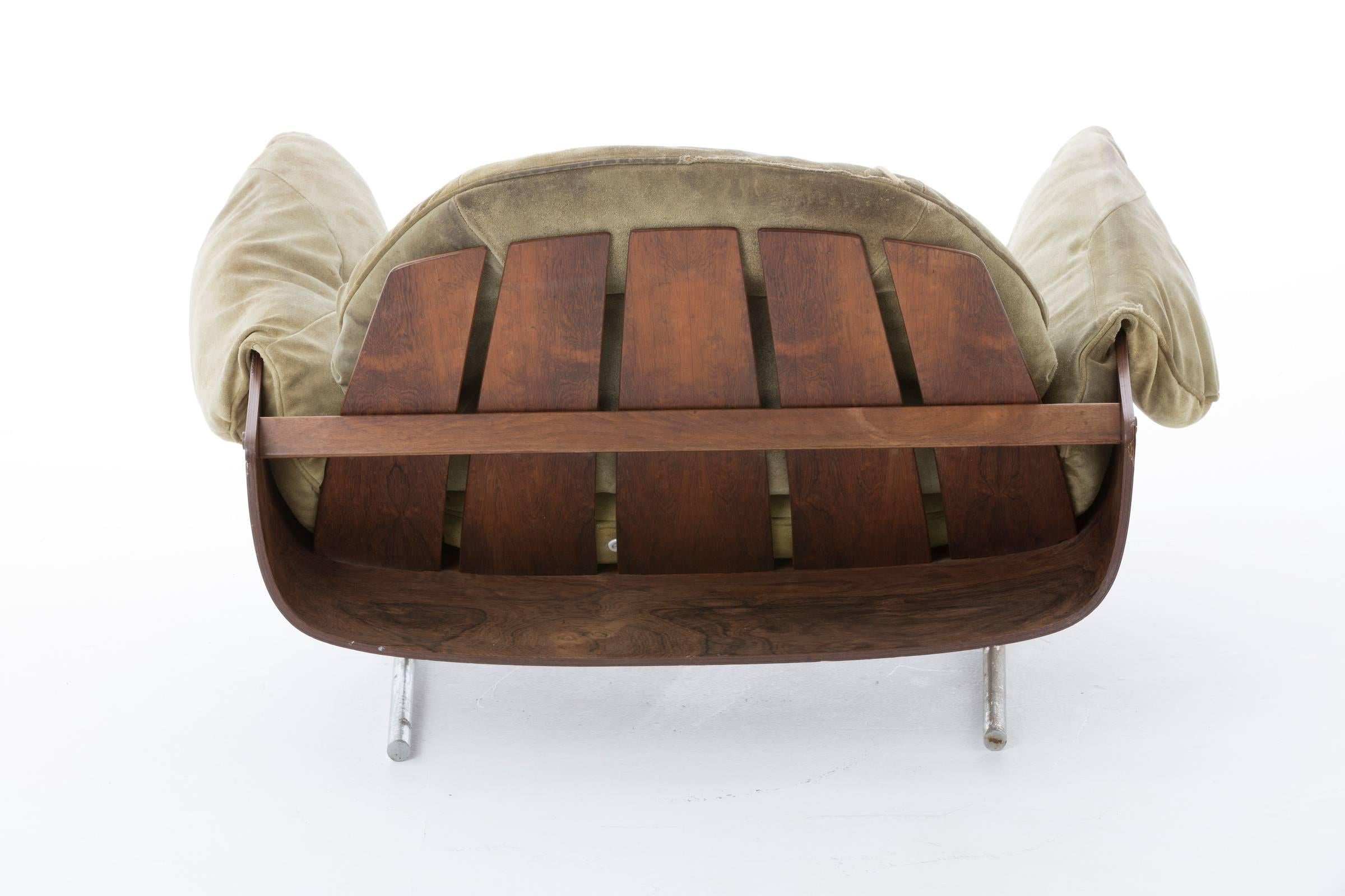Woodwork Mid-Century Presidential Armchair by Jorge Zalszupin, Brazil , 1960