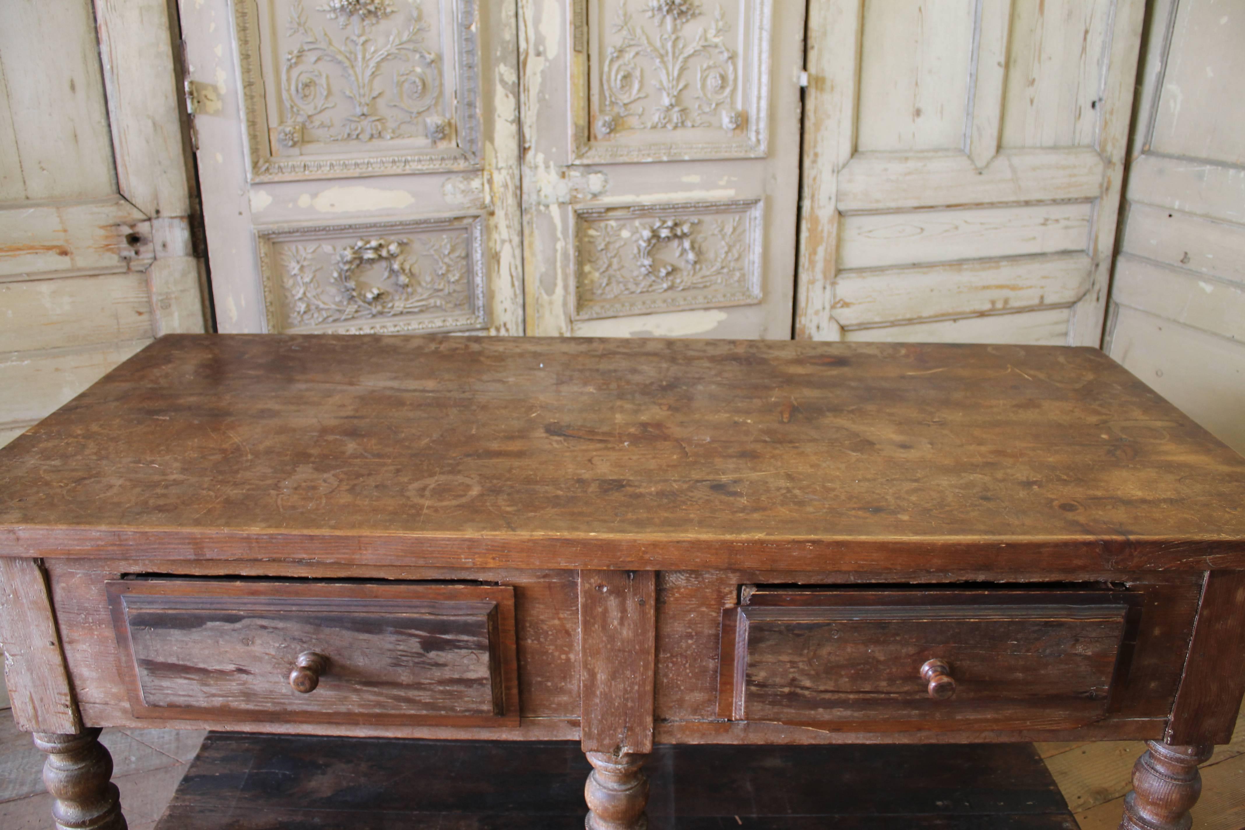 antique drapers table