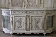 20th Century Antique Painted French Oak Server