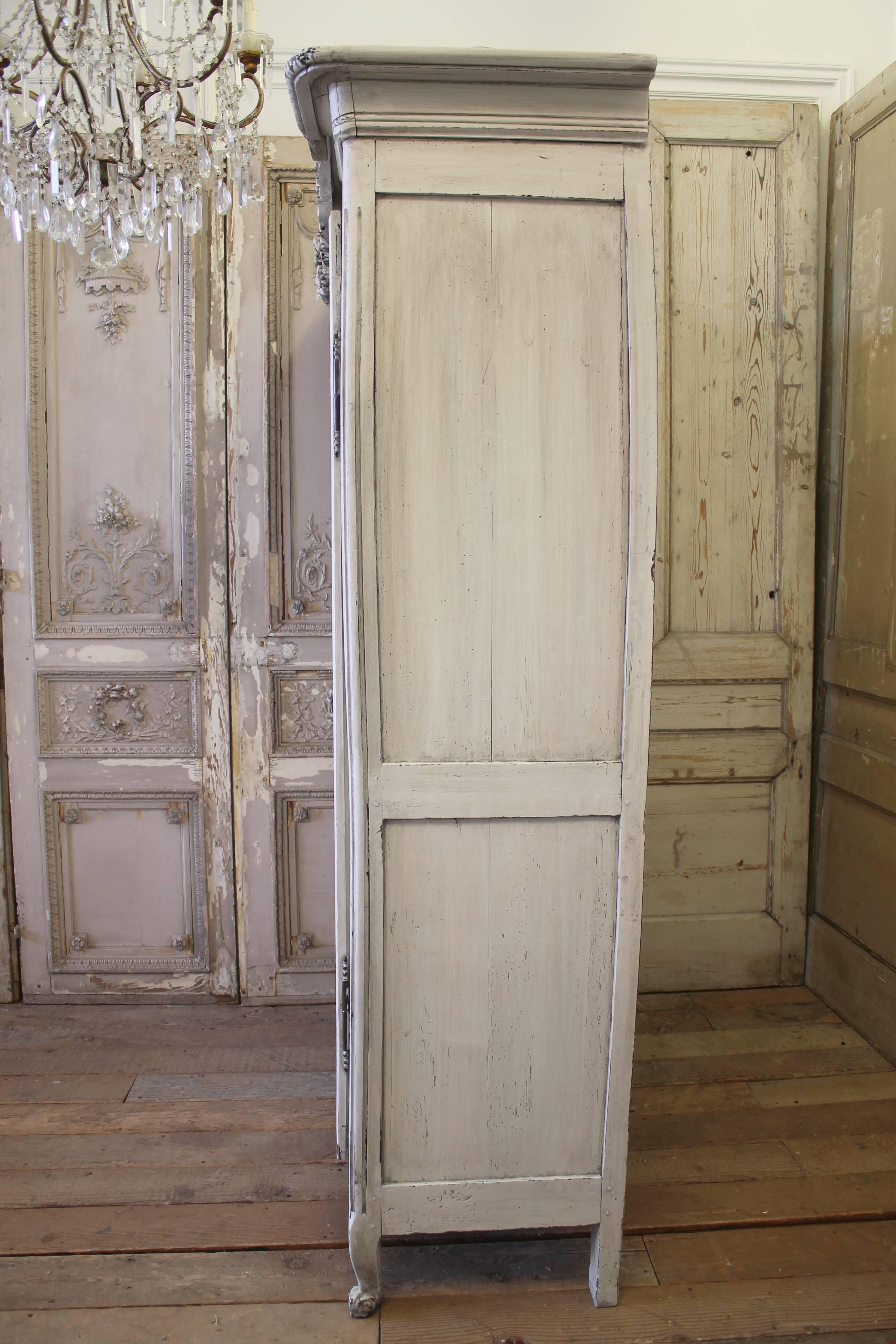 19th Century Antique French Normandy Armoire 4