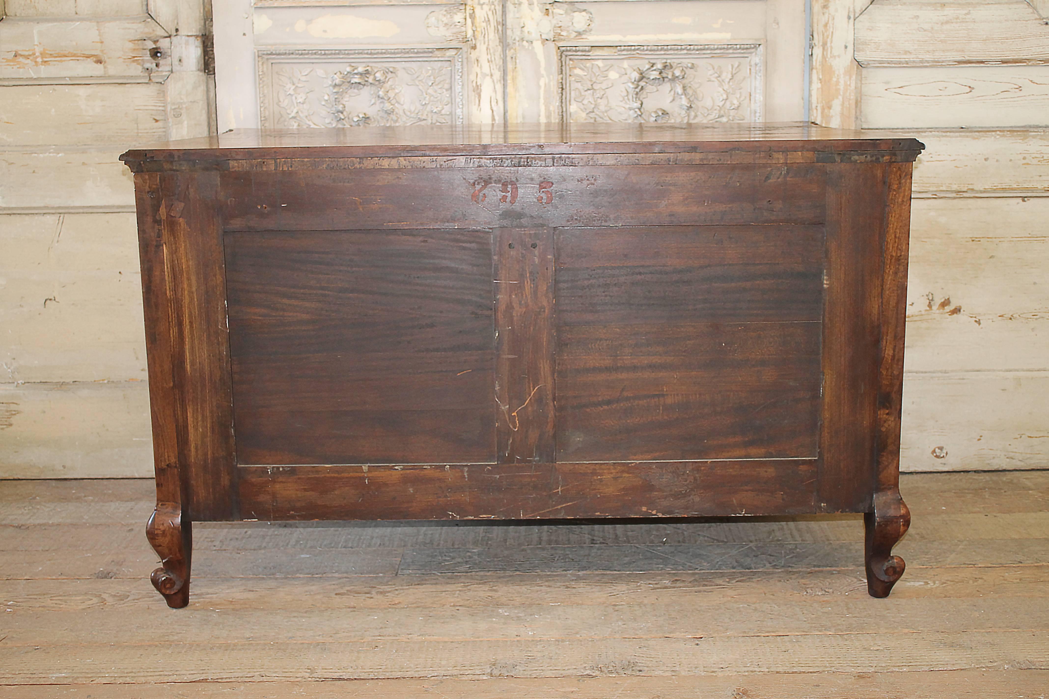 19th Century Chest of Drawers in BookMatch Crotch English Walnut 3