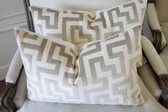 Custom Velvet and Linen Decorative Lumbar Pillows
