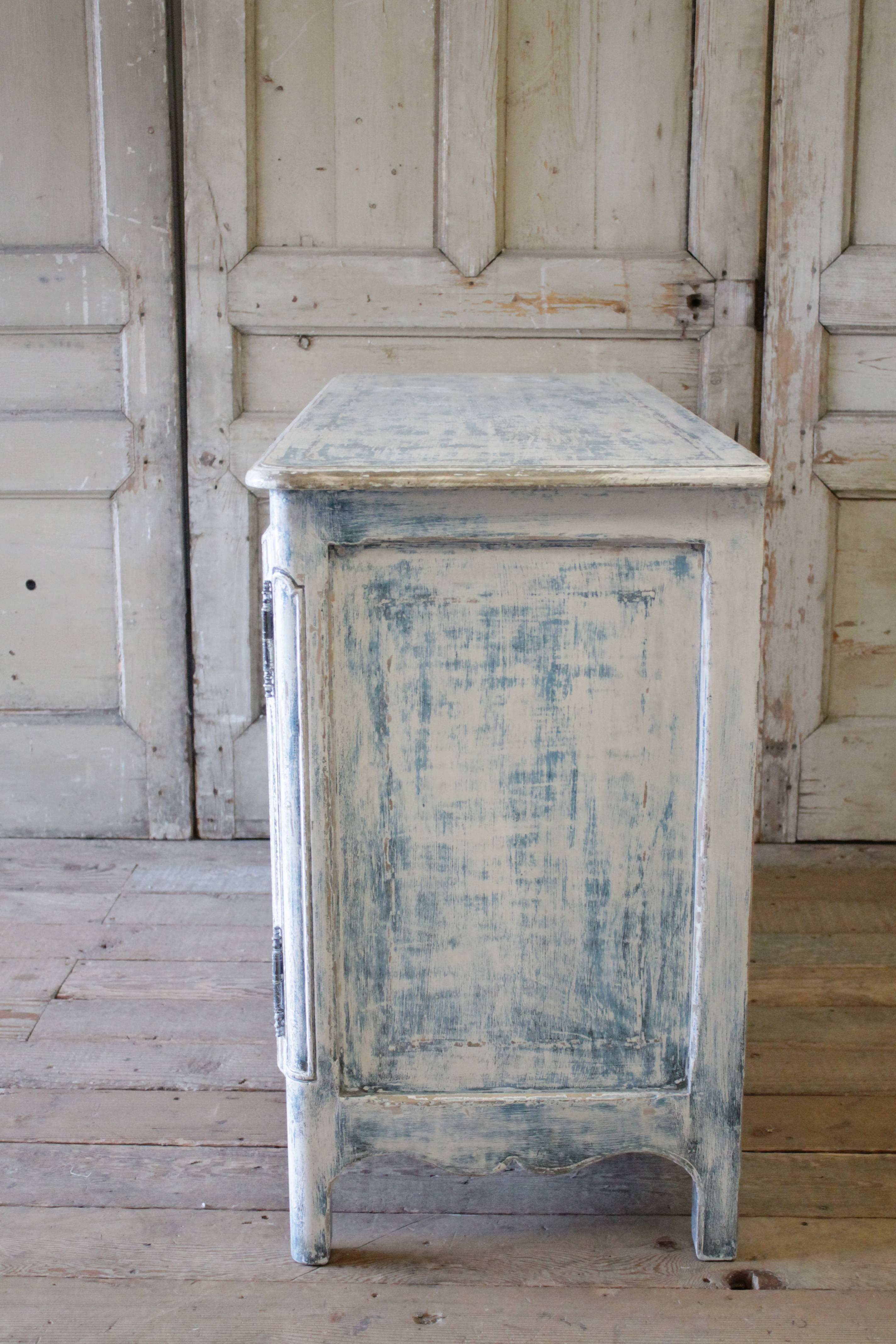 Wood 19th Century Painted French Country Server