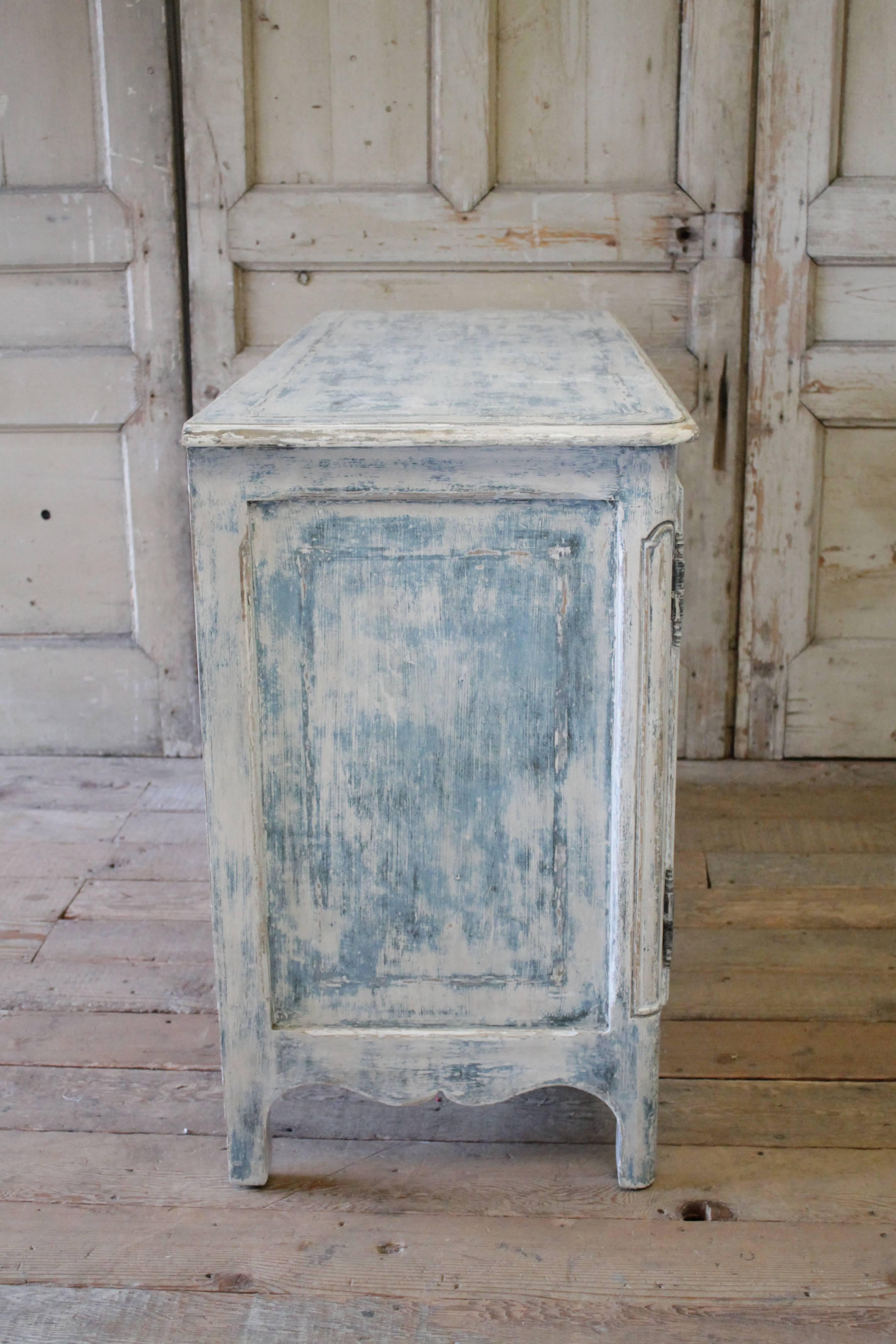 19th Century Painted French Country Server 2