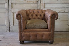 Chesterfield Leather Club Chair by Baker