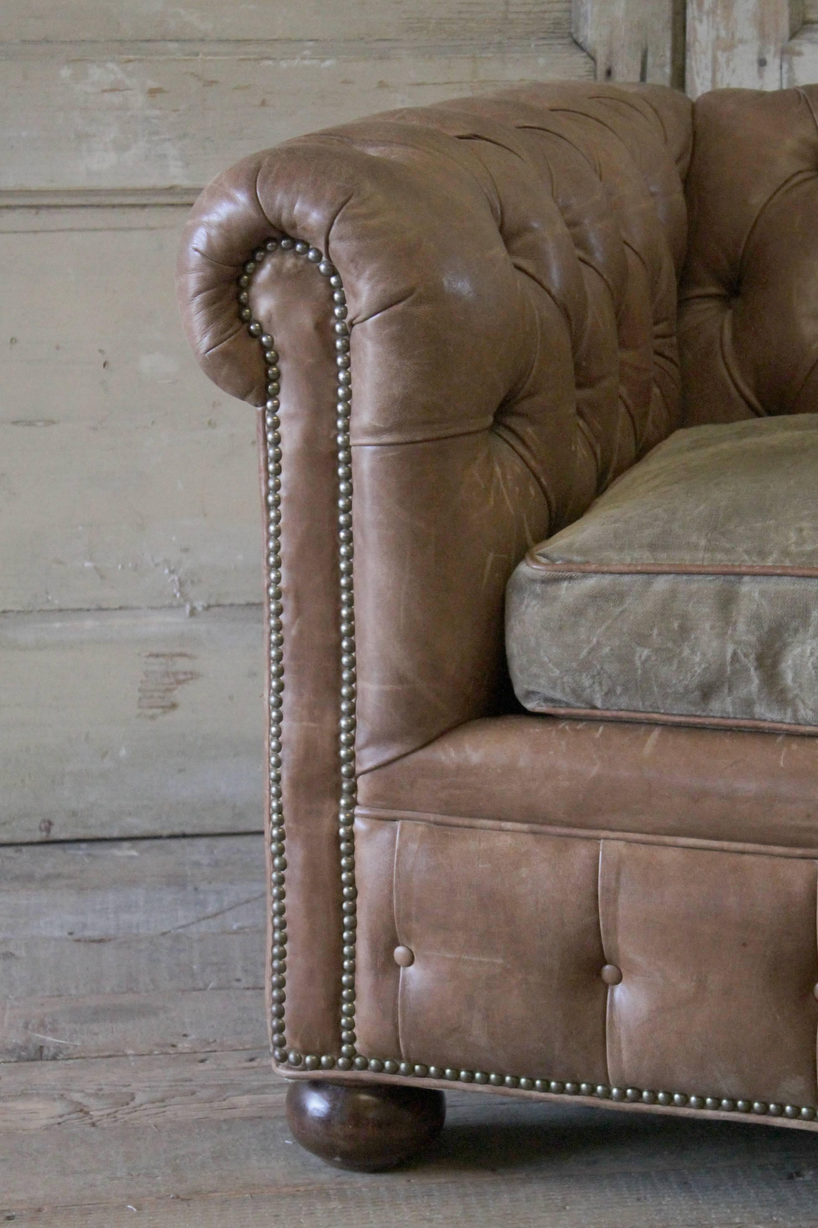Chesterfield Leather Club Chair by Baker 2