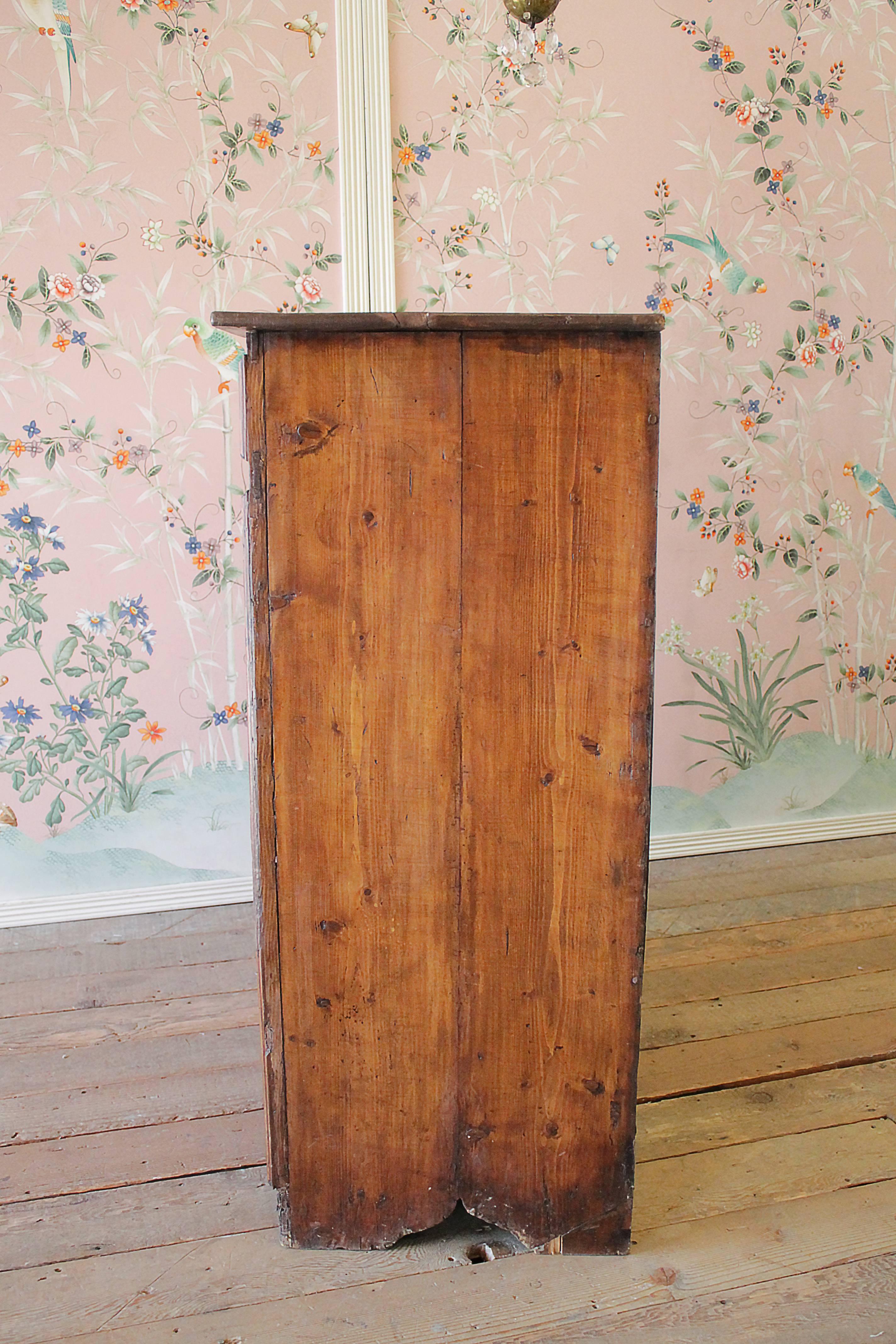 Antique English Walnut Cupboard 4