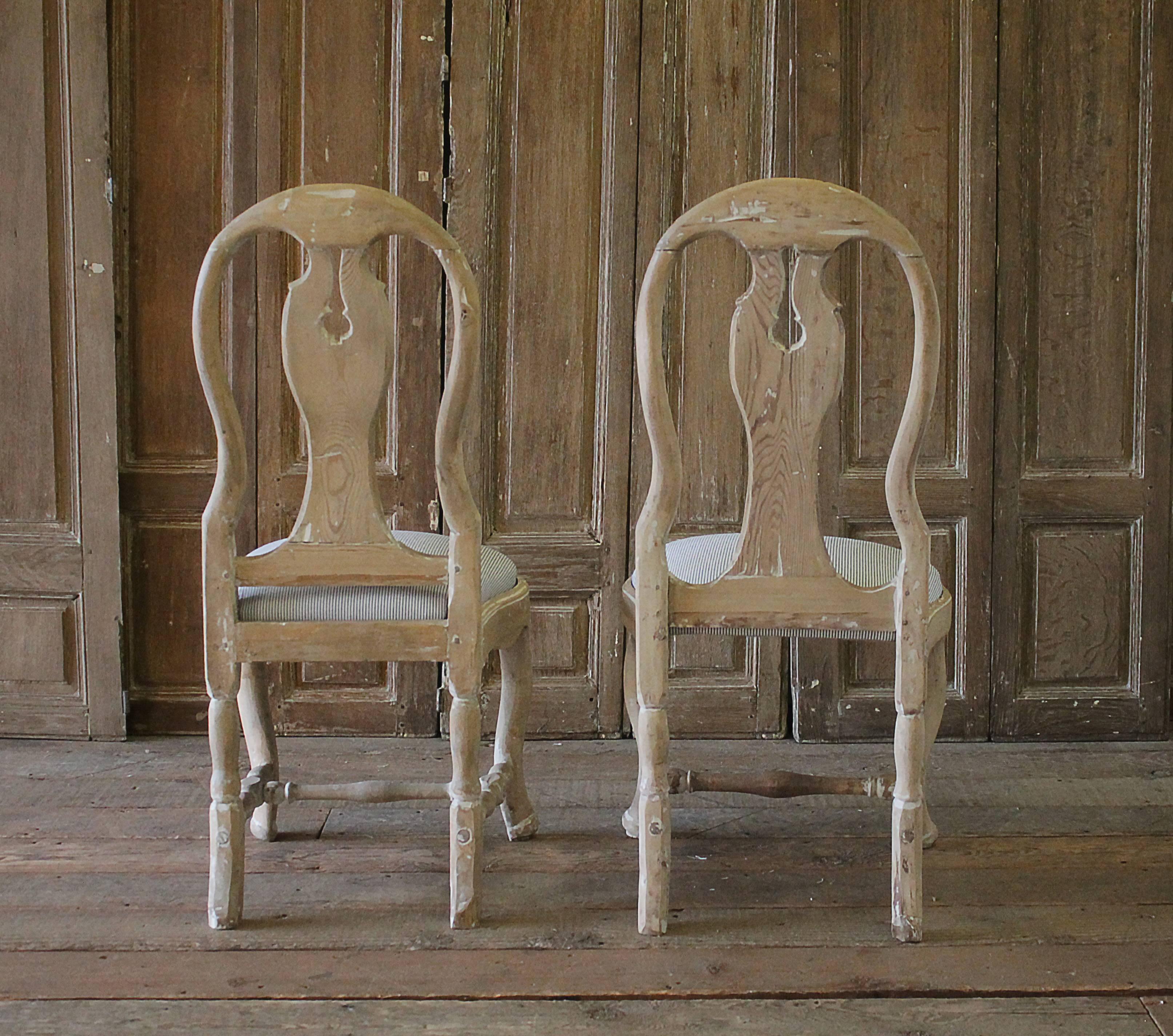 Pair of Late 18th Century Swedish Dining Room Chairs 3