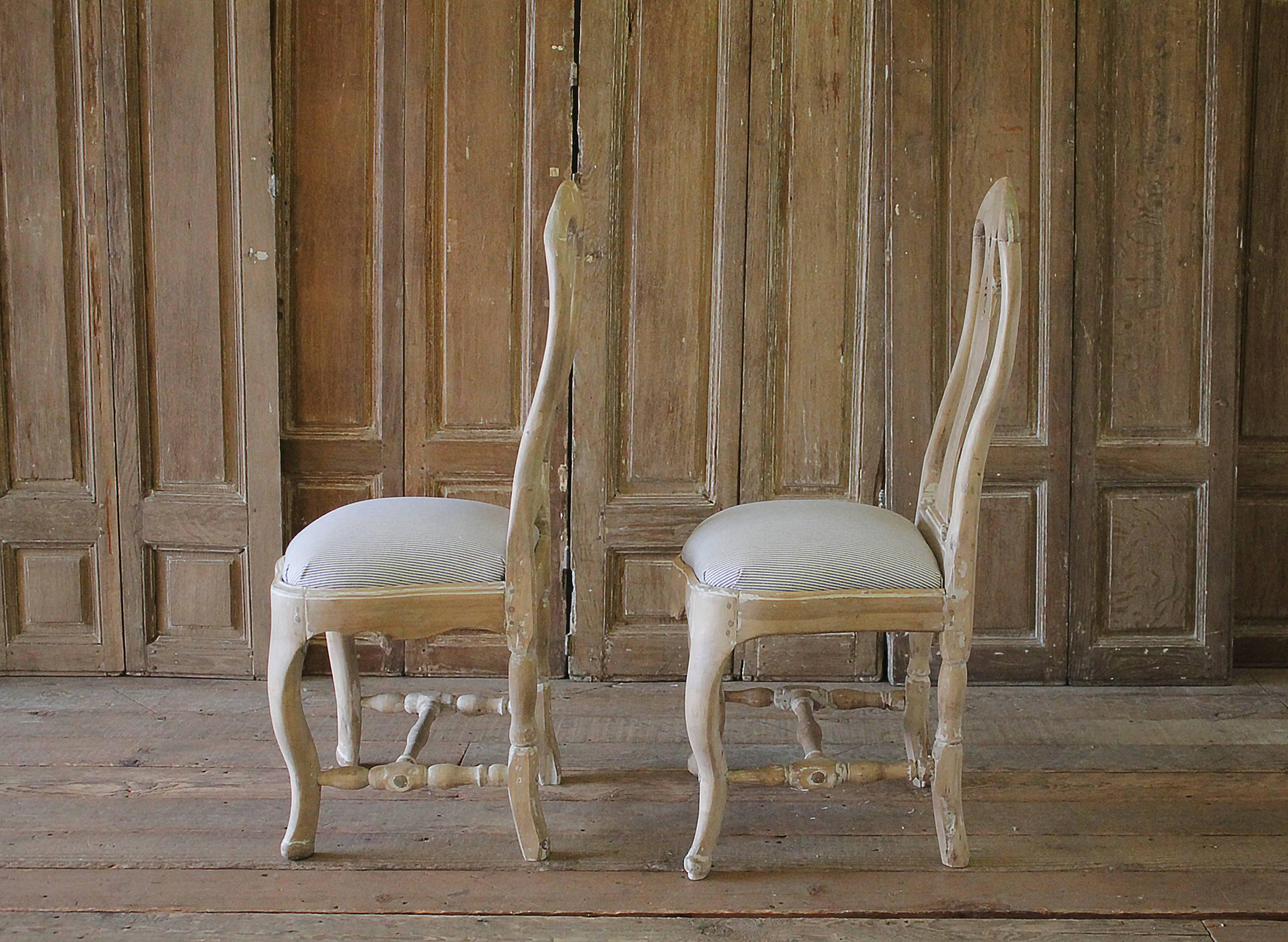 Pair of Late 18th Century Swedish Dining Room Chairs 2