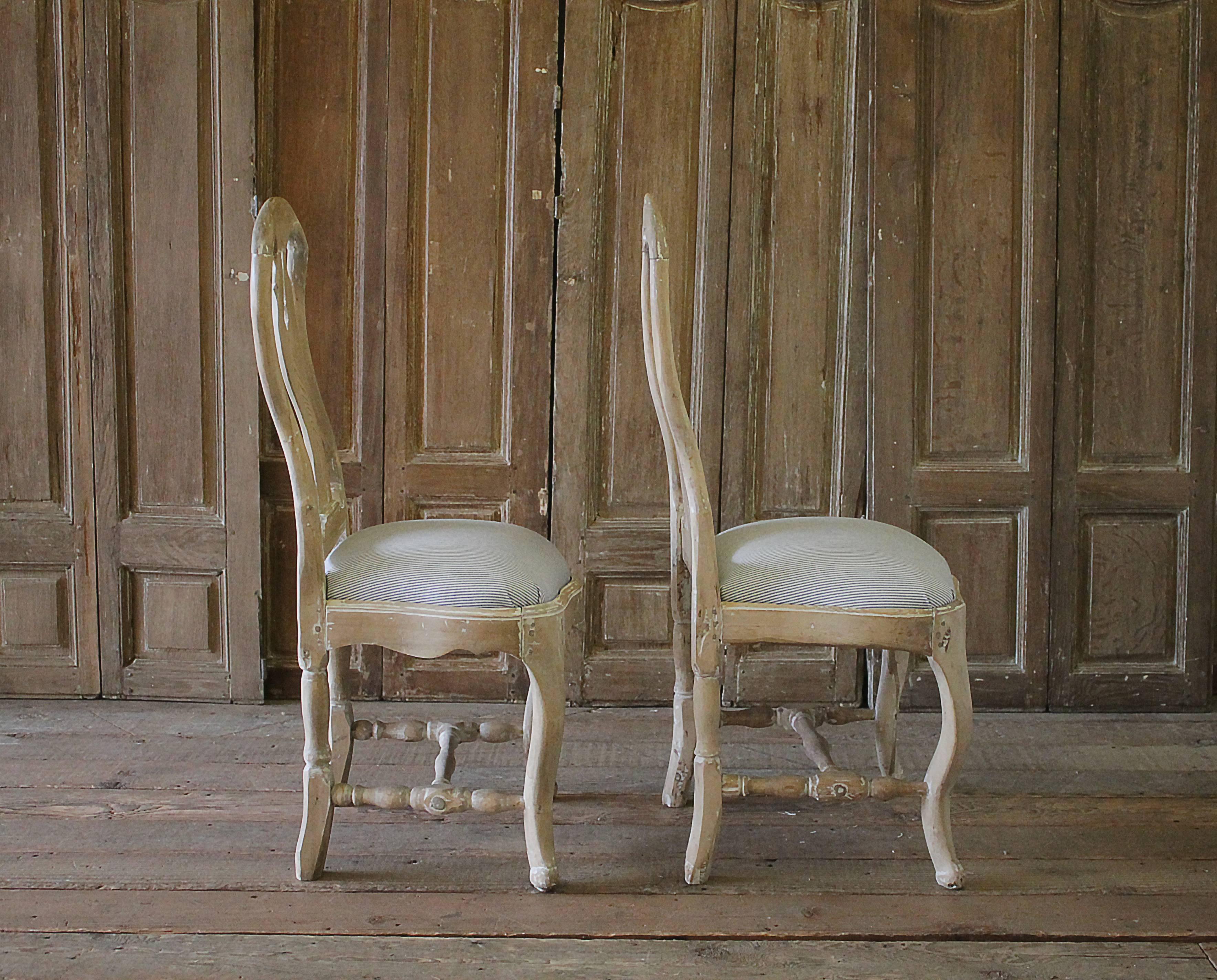 Pair of Late 18th Century Swedish Dining Room Chairs 4