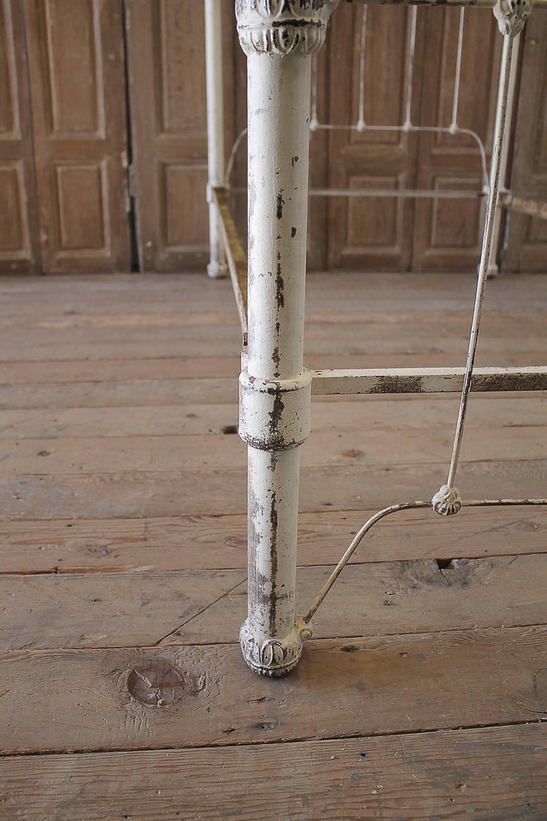 Antique Wrought Iron Twin Size Bed at 1stDibs