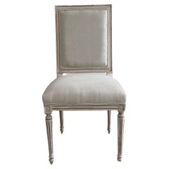 Painted and Upholstered Dining Chairs Set of 8