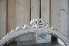 Antique Rose Carved Louis XVI Style Vanity