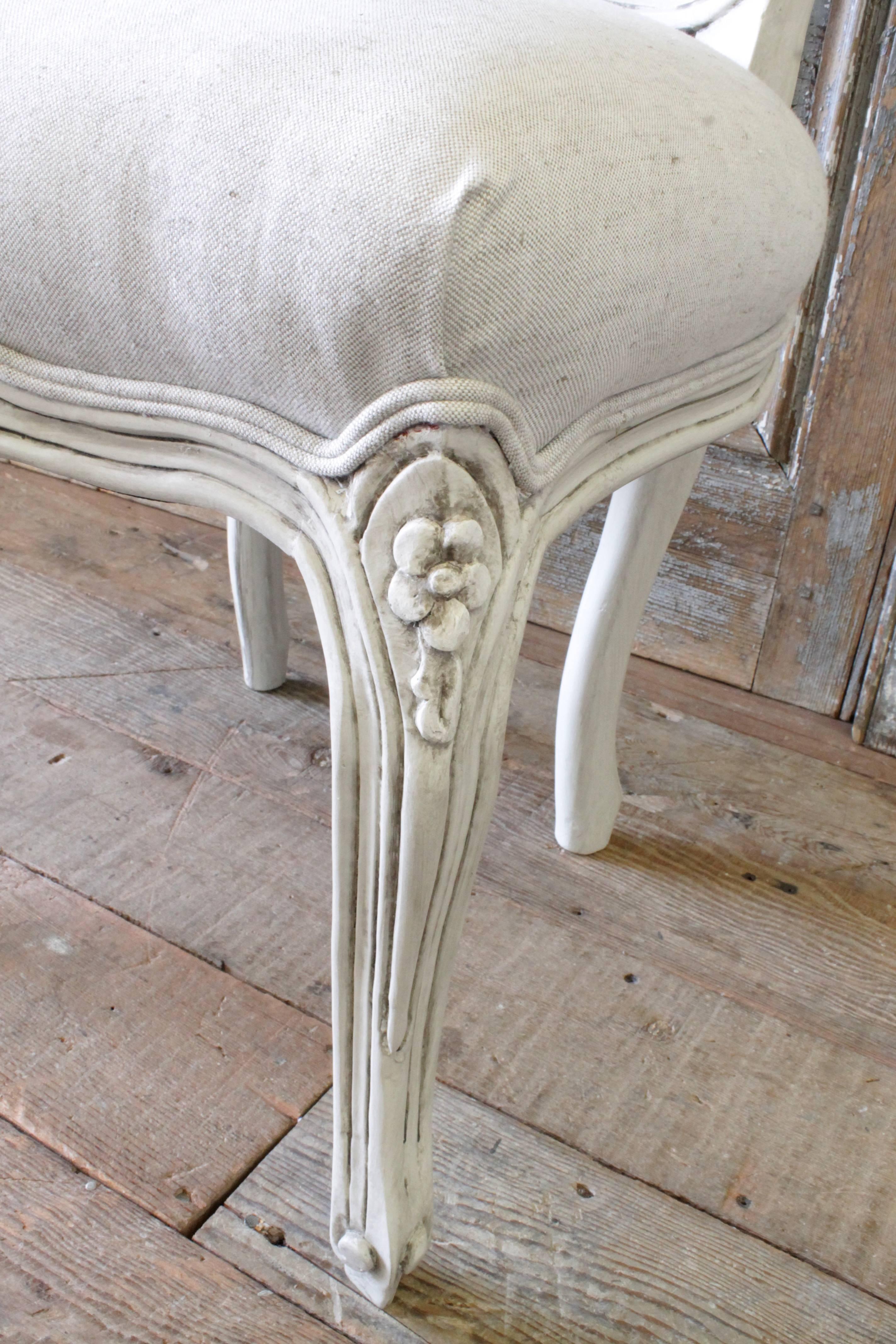 Carved 20th Century Louis XV Style Dining Chairs