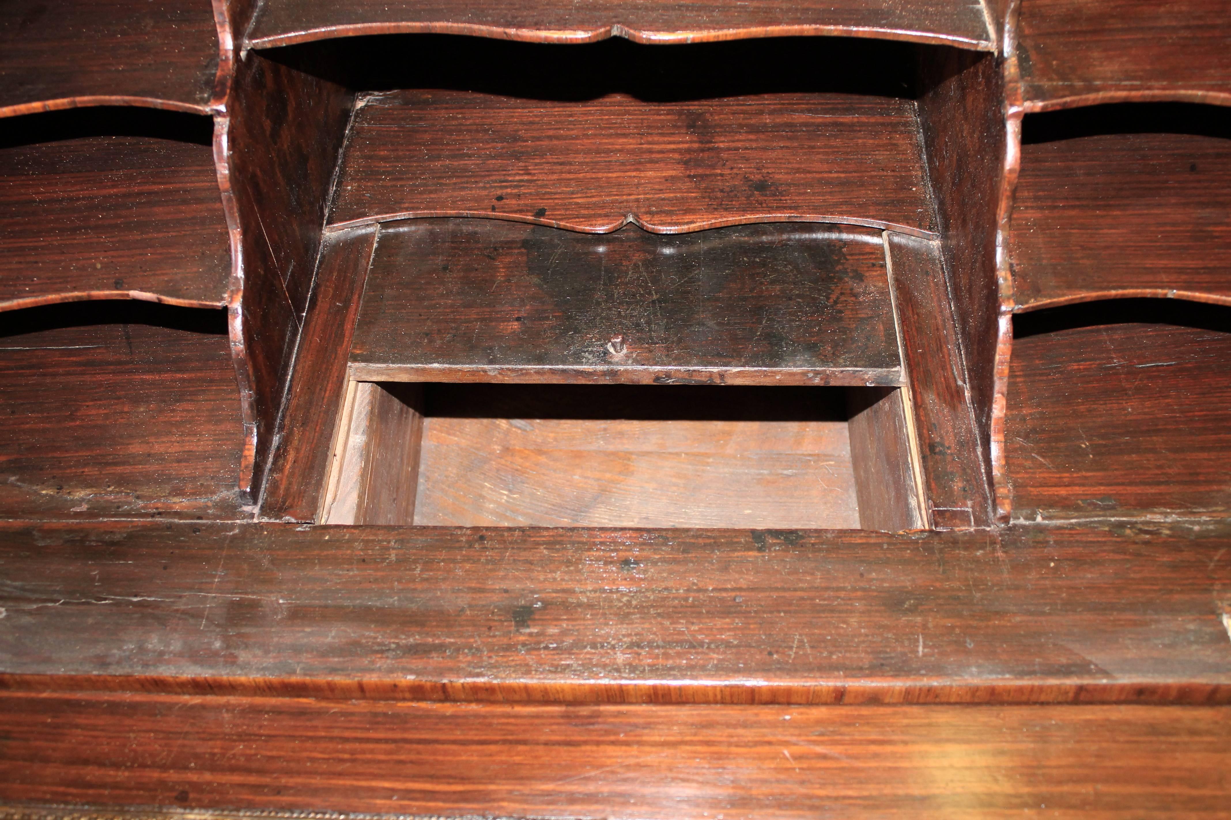 19th Century Louis XV Drop Front Desk In Good Condition In Brea, CA