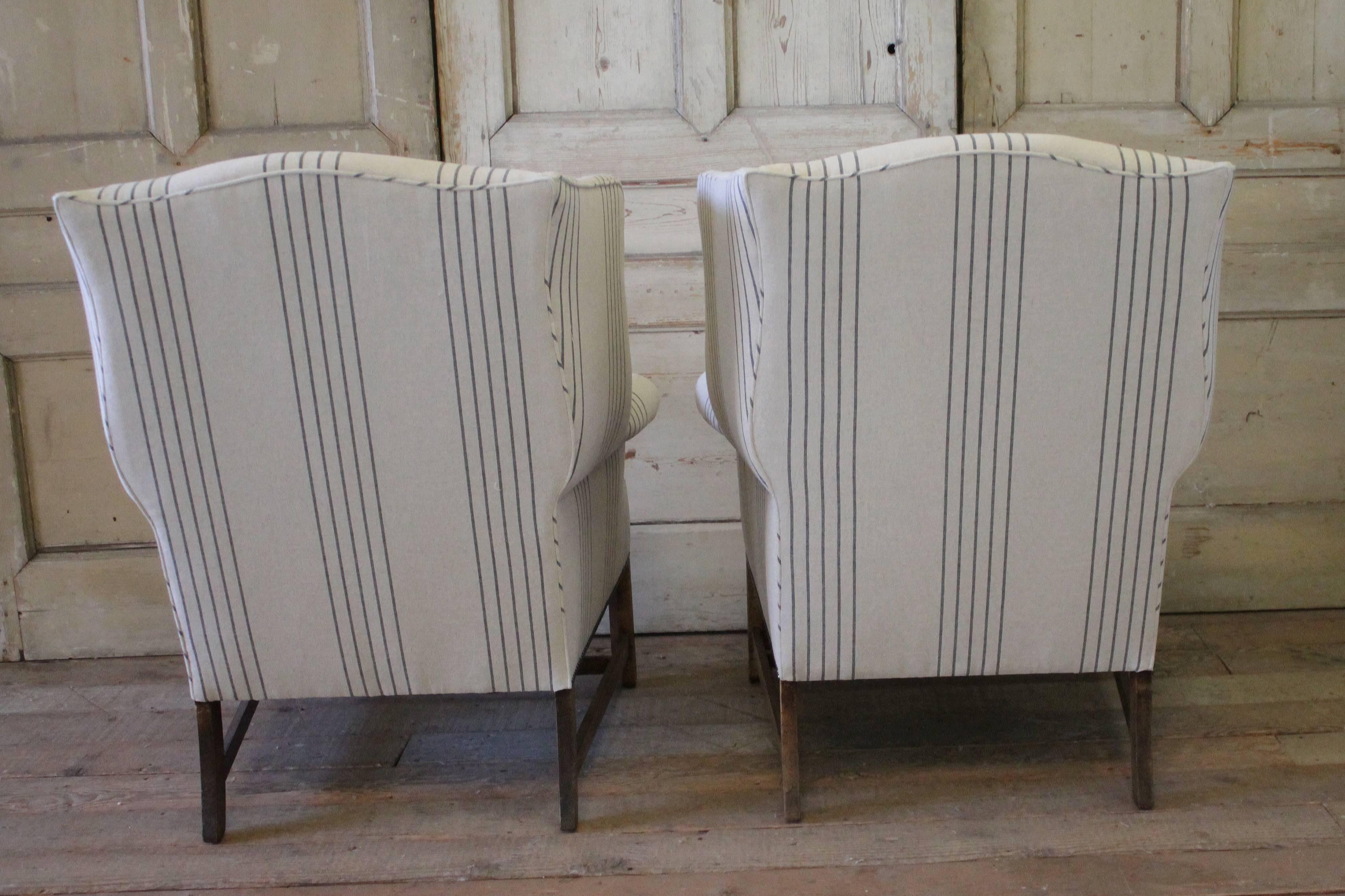 french wingback chair