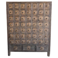 Wood Apothecary Cabinets