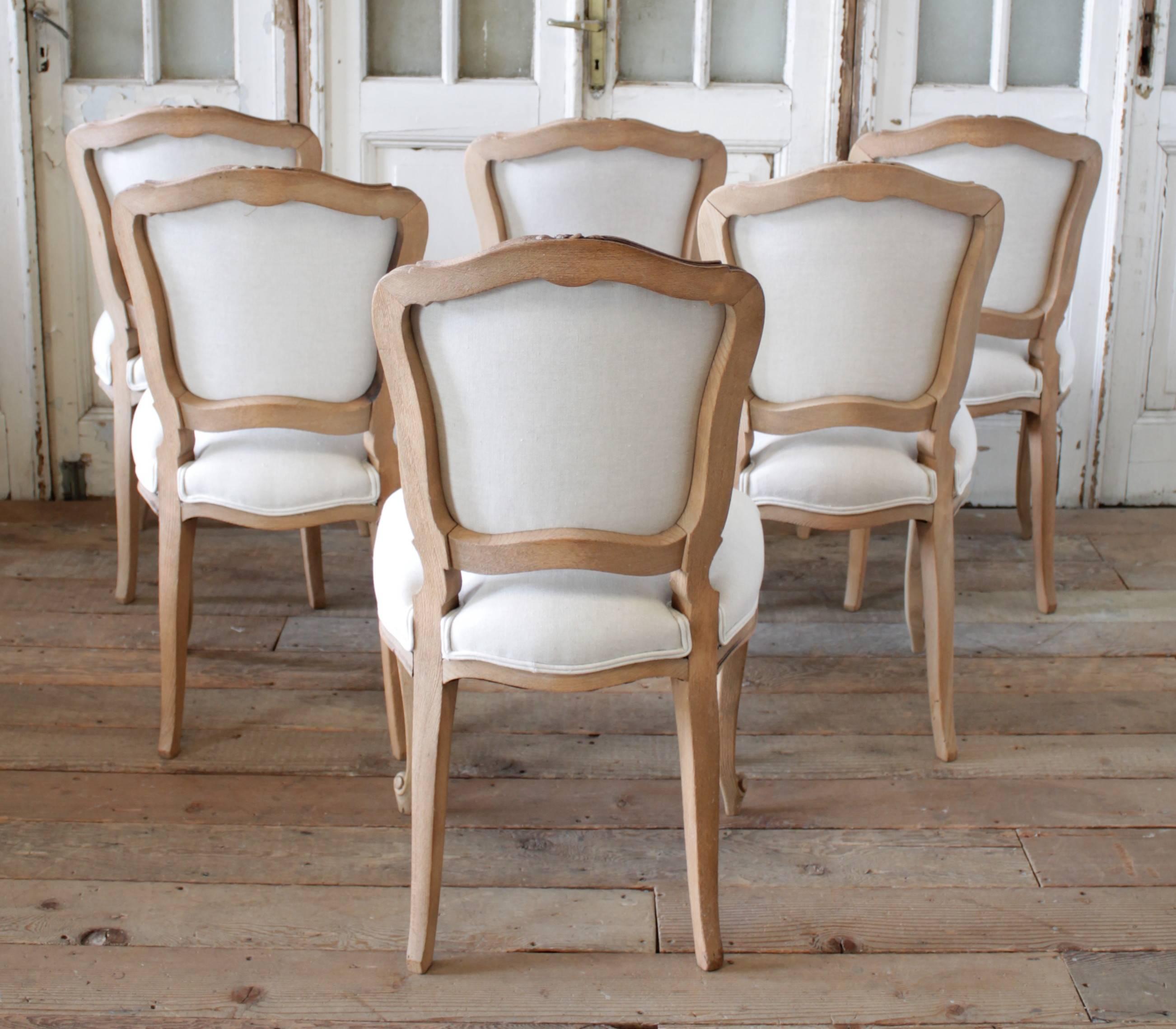 Louis XV Style French Country Dining Chairs In Good Condition In Old Town Orange, CA