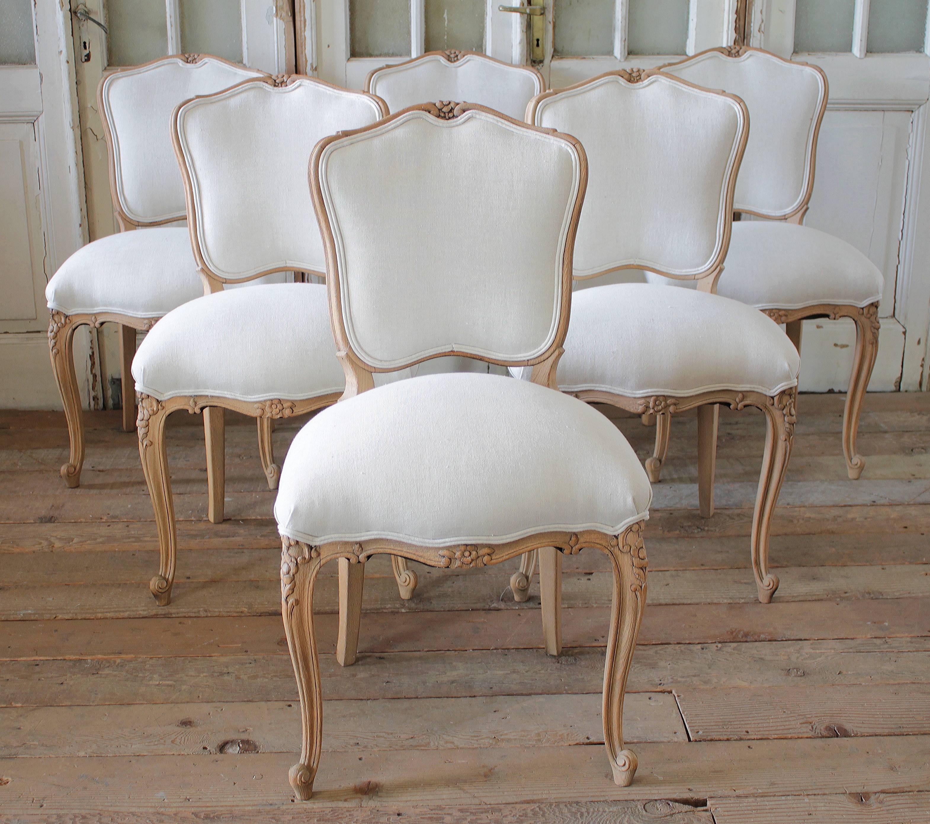 Louis XV Style French Country Dining Chairs 1