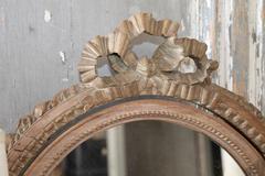 19th Century Antique French Walnut Cane Vanity & Linen Swivel Chair