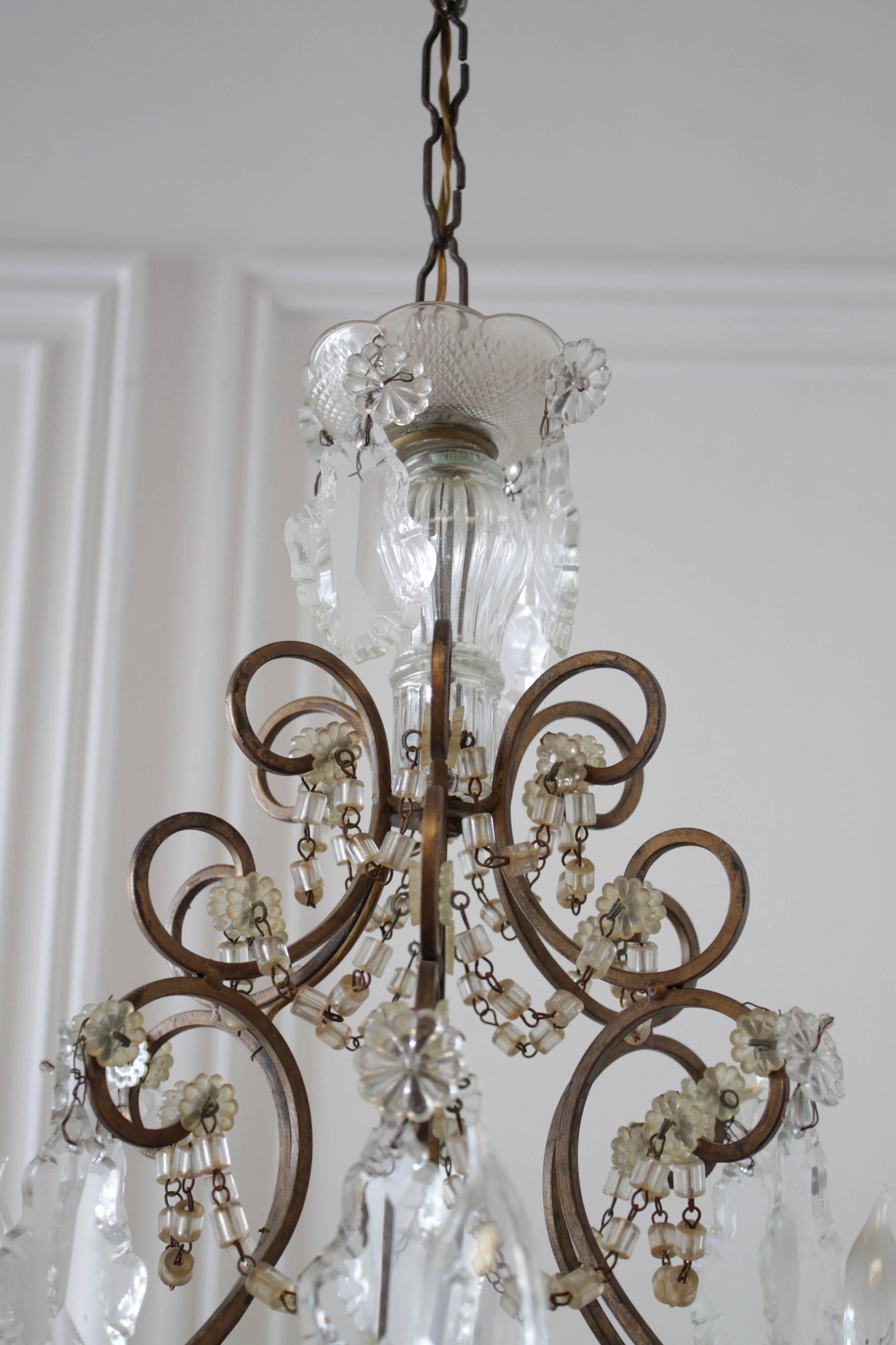 french beaded chandelier