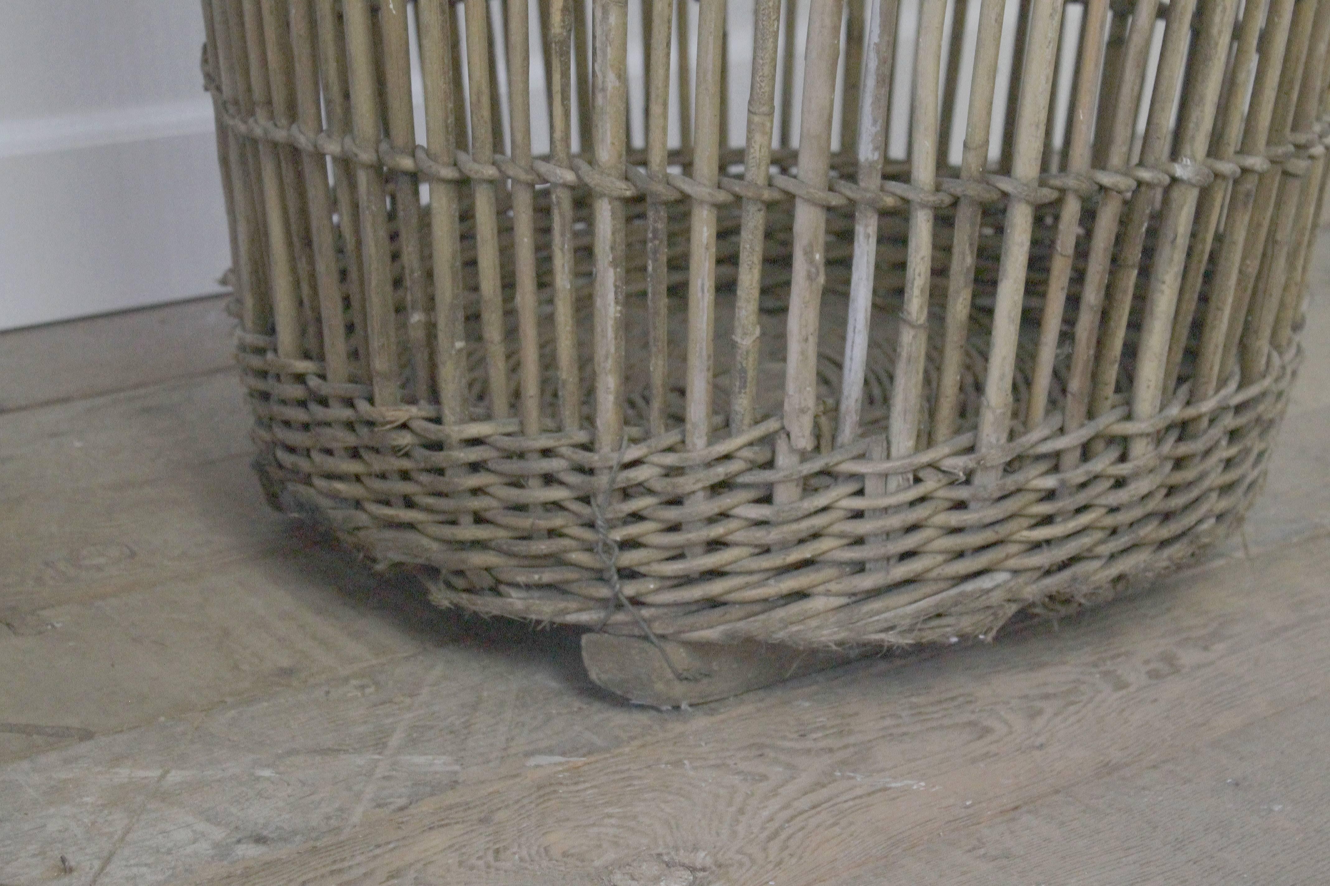 antique french baskets