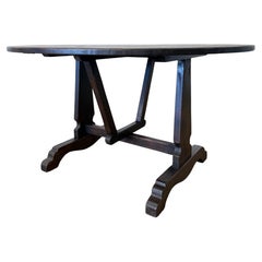Lyon Reclaimed Fir Dining Table in a Dark Walnut Finish