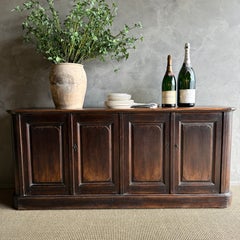 Armoire « Bistro IV » en bois d'orme de récupération, avec 4 portes et des serrures fonctionnelles